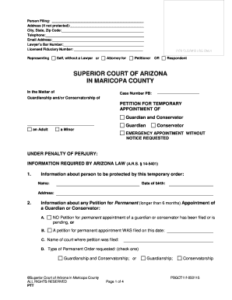 125 Printable Temporary Guardianship Agreement Forms And Templates