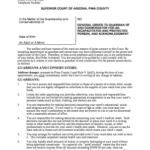 17 Printable Guardianship Forms For Adults Templates Fillable Samples