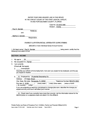 19 Printable General Affidavit Florida Forms And Templates Fillable 