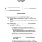 1999 Form GA Petition For Divorce Fill Online Printable Fillable