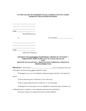 20 Printable Emergency Temporary Custody Form Templates Fillable 