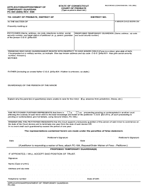 20 Printable Probate Court Forms Ct Templates Fillable Samples In PDF