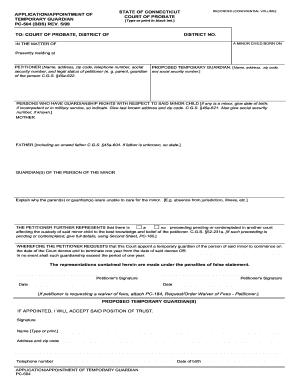 20 Printable Probate Court Forms Ct Templates Fillable Samples In PDF 