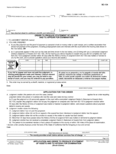 2007 Form CA SC 134 Fill Online Printable Fillable Blank PdfFiller