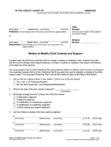 2019 2021 Form MO CAFC101 Fill Online Printable Fillable Blank