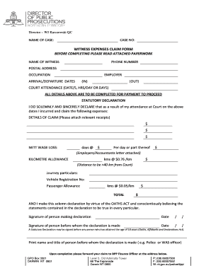 21 Printable Statutory Declaration Witness Forms And Templates 