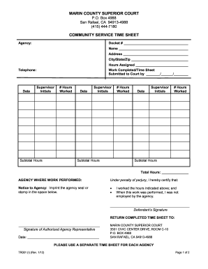 23 Printable Volunteer Hours Timesheet Forms And Templates Fillable 