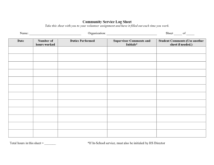 25 Volunteer Time Sheet Page 2 Free To Edit Download Print CocoDoc