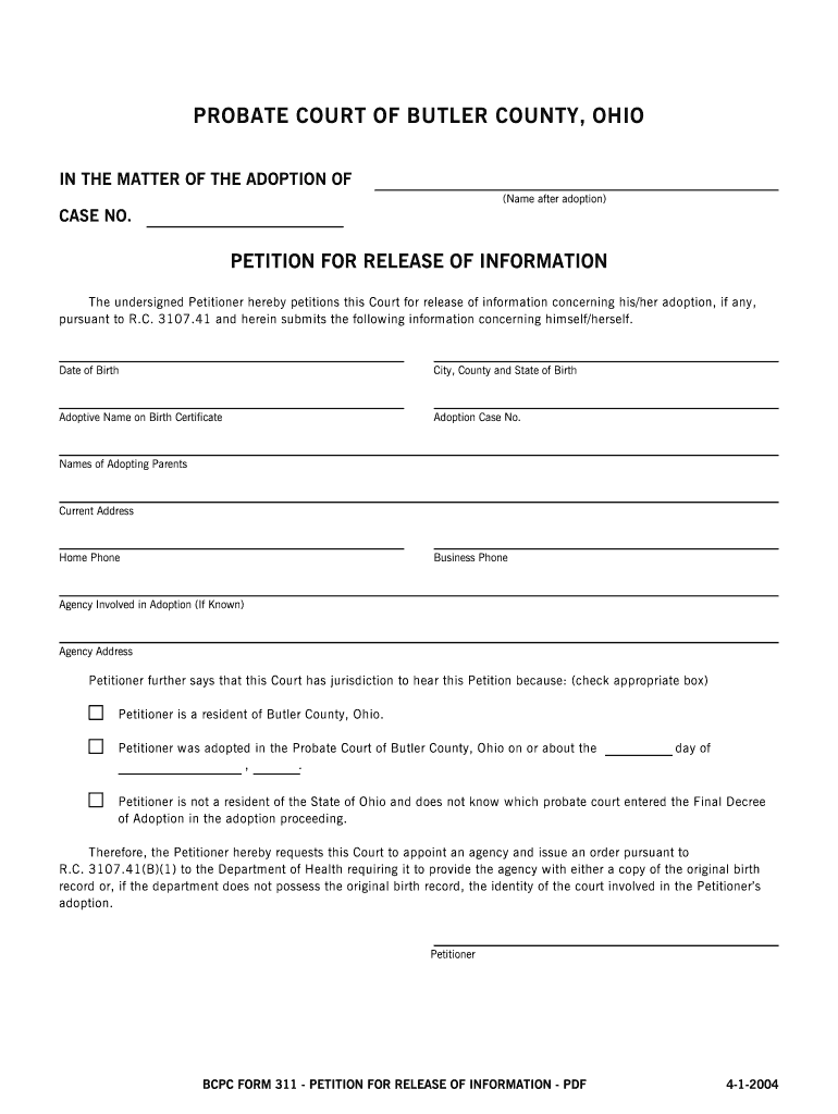 Adoption Papers Fill Online Printable Fillable Blank PdfFiller