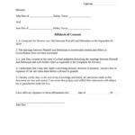 Affidavit Of Consent Texas Attorney Docs