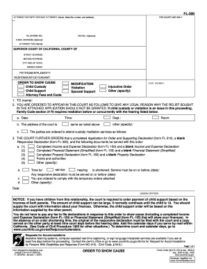 Alameda County Form Fl 300 Fill Online Printable Fillable Blank 