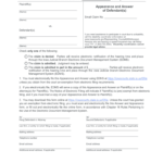 Appearance And Answer Form Iowa Fill Out And Sign Printable PDF