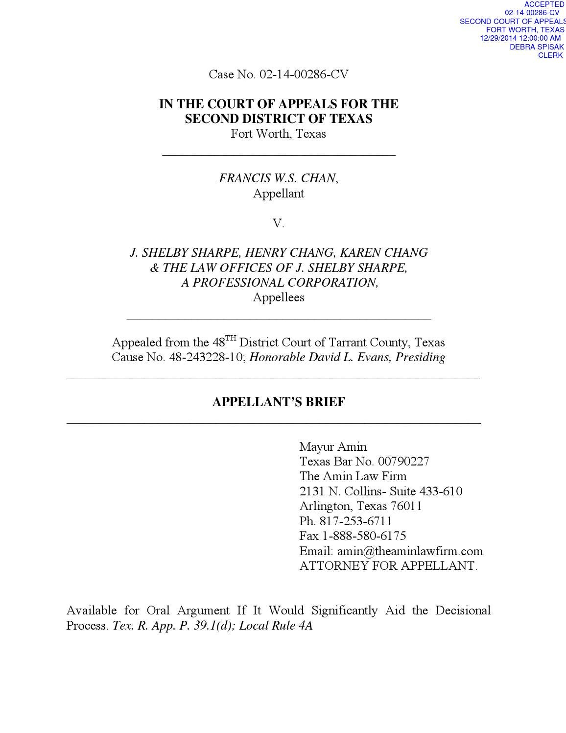 Appellant s Brief By The Amin Law Firm Issuu