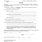 Application State Of Oklahoma District Court Printable Pdf Download