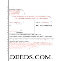 Bannock County Release Of Lis Pendens Form Form Idaho Deeds