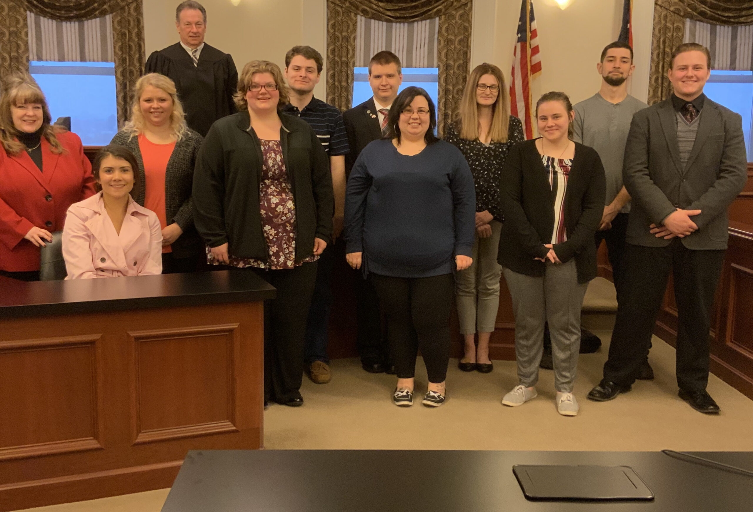 Belmont College Criminal Justice Students Observe Belmont County Court