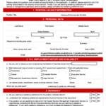 Bill Of Sale Form District Of Columbia Securirty Affidavit Form