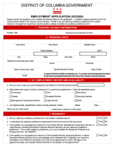 Bill Of Sale Form District Of Columbia Securirty Affidavit Form