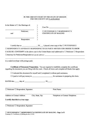 Bill Of Sale Form Oregon Affidavit In Support Of Motion For Payment Of 