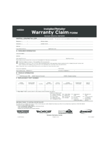 Blank Waranty Form Fill Online Printable Fillable Blank PdfFiller