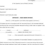 British Columbia Supreme Court Family Forms 1 Duty Of Expert Witness