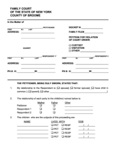 Broome County Court Clerk Fillable Printable Online Forms Templates