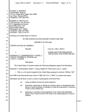 Ca La Complaint Images Pleading Fill Online Printable Fillable 