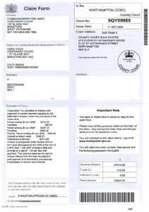 CCBC Form N1 Issue Pack Civil Procedure Rules County Court Procedure