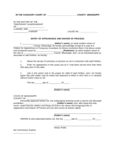 Chancery Court Doc Template PdfFiller