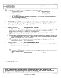 Child Custody Form California Free Download