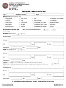 Colorado Address Form Fill Online Printable Fillable Blank PdfFiller