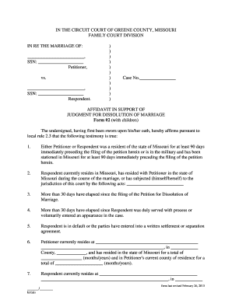 Court Affidavit Format Fill Online Printable Fillable Blank