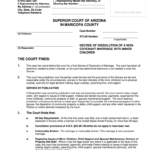 Decree Of Dissolution Of Marriage Fill Out And Sign Printable PDF