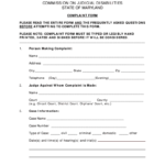 District Court Of Maryland Complaint Form Fill Out And Sign Printable