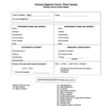 Divorce Papers Pinal County Fill Online Printable Fillable Blank