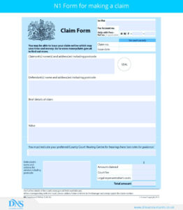 Download And Fill Form N1 For Making A Claim DNS Accountants