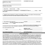 Editable Allen County Small Claims Forms Fill Out Print Download