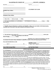 Editable Allen County Small Claims Forms Fill Out Print Download