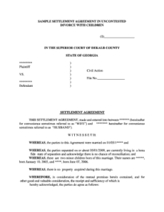 Editable Can An Employee Request A Settlement Agreement Fill Print