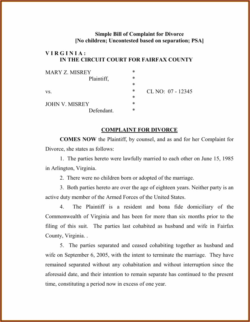 Fairfax County Circuit Court Forms Form Resume Examples EY39YYYl32