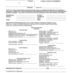 Family Court Coversheet Horry County Horrycounty Form Fill Out