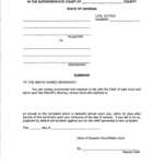 Federal Civil Summons Edit Print Download Fillable Templates In