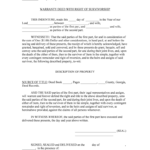 Fill Edit And Print Warranty Deed With Right Of Survivorship Form