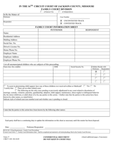 Fill Free Fillable 16th Circuit Court Of Jackson County Missouri PDF