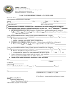 Fill Free Fillable Clay County Florida Clerk Of Court And Comptroller