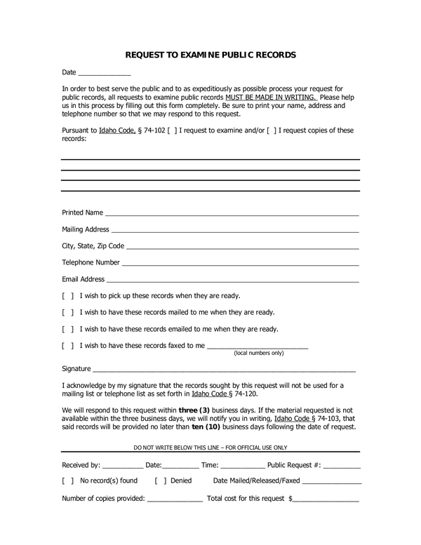 Fill Free Fillable Forms Bonner County