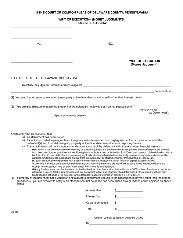 Fill Free Fillable Forms Delaware County Courthouse And Government 