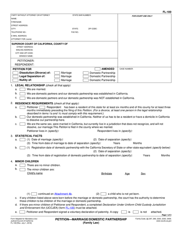 Fill Free Fillable Forms For The State Of California