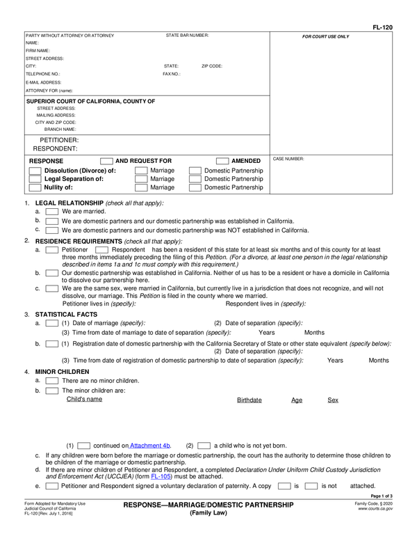 Fill Free Fillable Forms For The State Of California