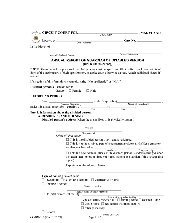 Fill Free Fillable Forms Montgomery County Maryland